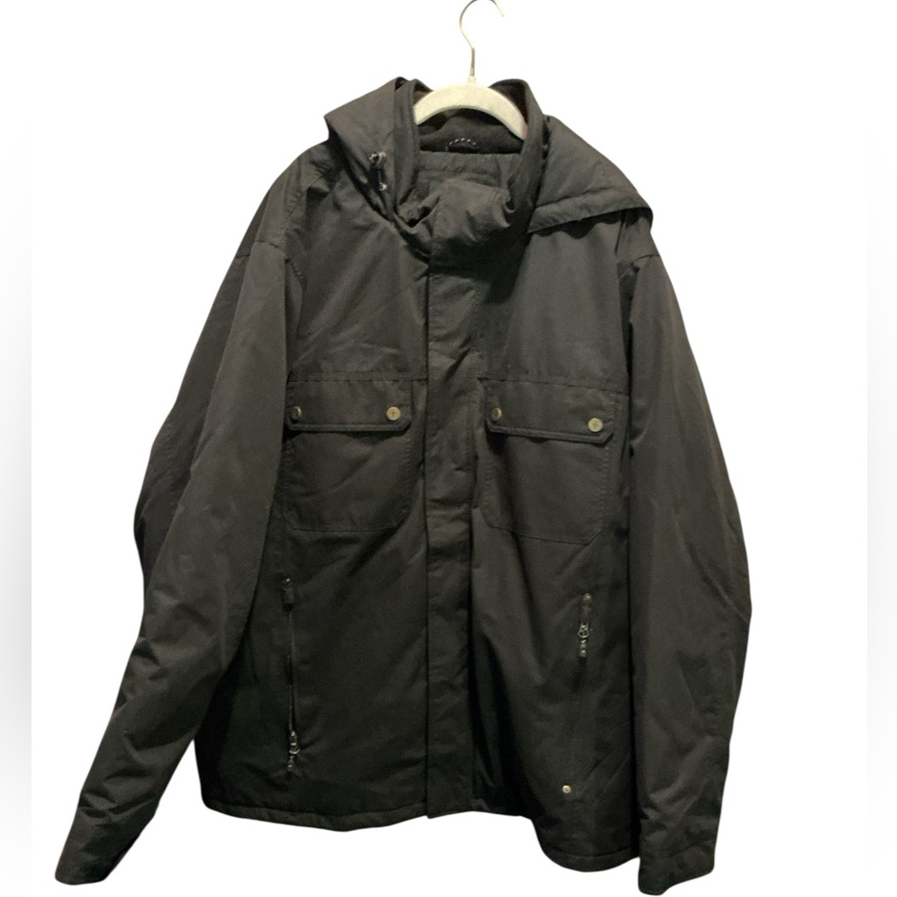 Swiss Tech Men’s Quilt Lined Coat w/ Hood